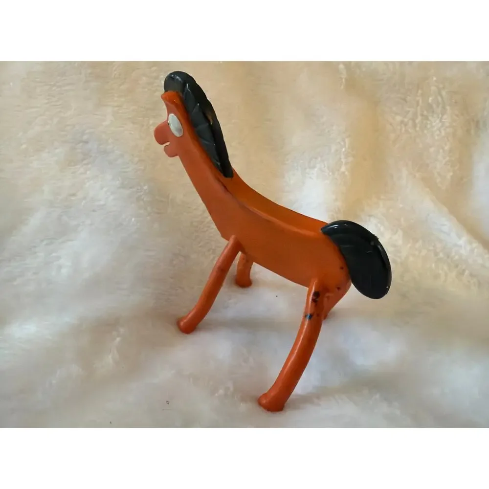 Vintage Jesco Gumby Pokey Horse Bendable Figure Hong Kong Rubber Toy 6